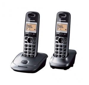 Panasonic Cordless Double Handset Speaker Phone With Caller ID KXTG-3552