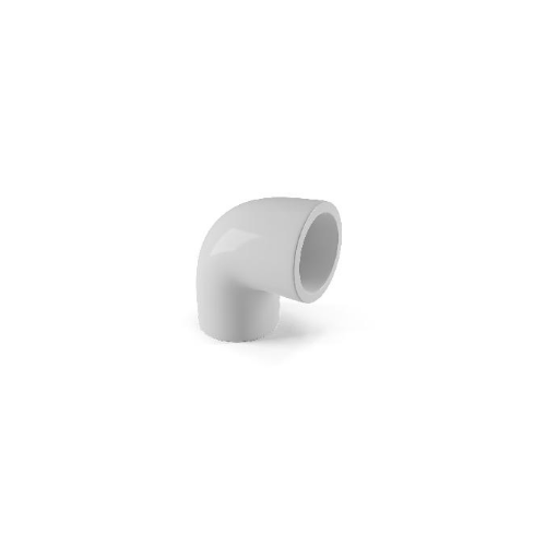 Finolex 2Ã?Â½ Inch White U-PVC Solvent Joint Elbow ASTM IS2467