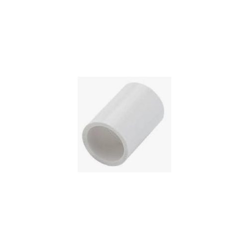 Finolex 2 1/2 Inch White U-PVC Solvent Joint Coupler ASTM IS2467