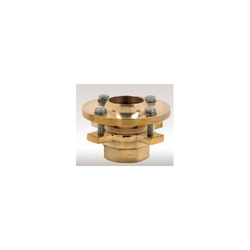 Brass FountainÂ Nozzle Adjustable Flange 1 inch