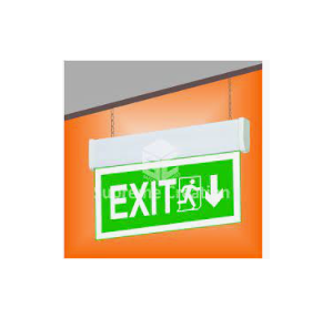 LED Exit Signage On Single Side Feasibility, Size:12X 5.5 Inch, 5Mm, 4 Hrs Battery Backup