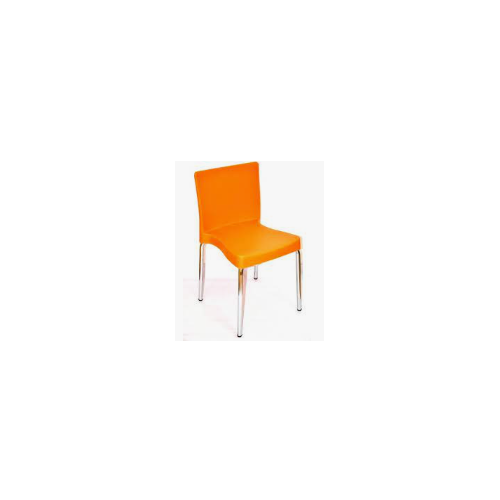 Plastic Cafe Chair With SS leg,  Seating Platform 16 Inch Approx,  Height:18 Inch