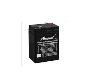 Amptek Black Sealed Rechargeable  6V 4.5Ah