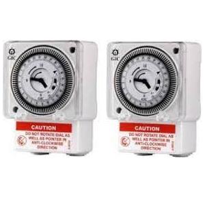 L&T Time Switch FM1/Quartz 110 VAC Flush Mounting, J838F1