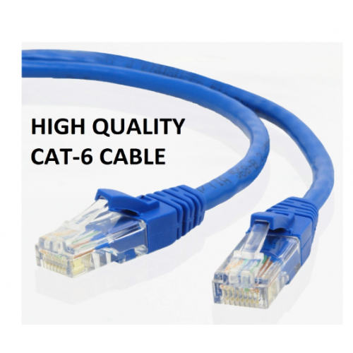 Ethernet cable CAT 6, 1 mtr