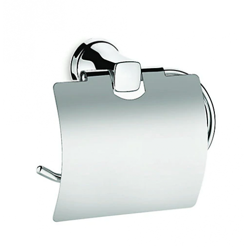 Kohler Tissue Roll Holder With Cover In Polished Chrome, K-5633IN-CP