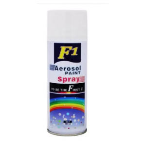F1  Aerosal White Spray Paint 450 ml