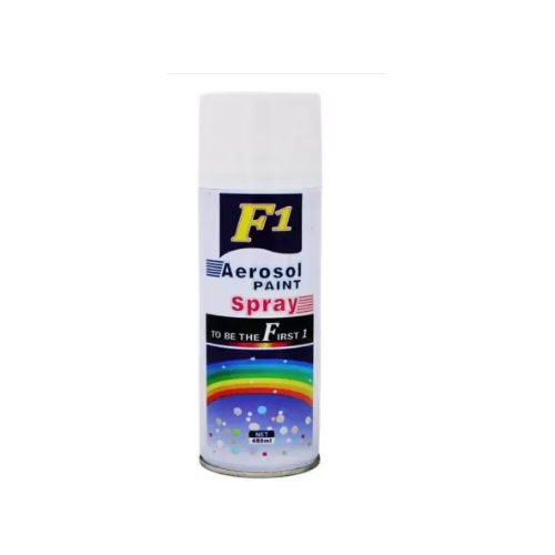 F1  Aerosal White Spray Paint 450 ml