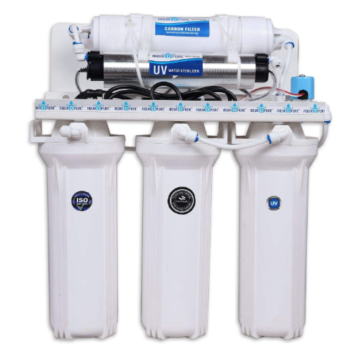 Aquadpure 5 Stage Electrical Under Sink And Wall Mounted UV Water Purifier (No TDS Reduction, No Wastage And No RO) 35L