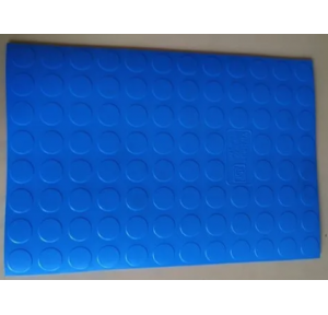 Vardhman Electrical Insulation Rubber Mat, Size: 1X2Mtr, Thickness: 3mm, Blue
