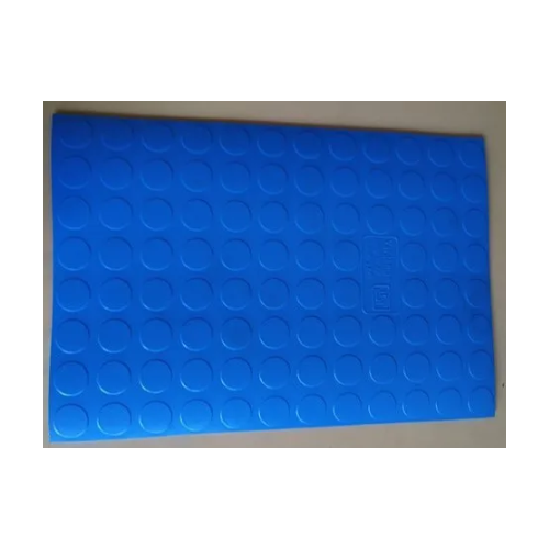 Vardhman Electrical Insulation Rubber Mat, Size: 1X2Mtr, Thickness: 3mm, Blue
