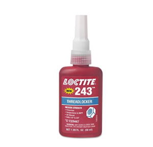 Loctite 243 Medium Strength Threadlocker, Oil Resistant, 50 ML