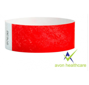 Wristband 55 GSM Red Color, Size 19mm x 10 Inch