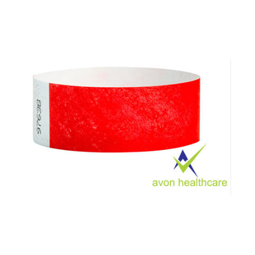 Wristband 55 GSM Red Color, Size 19mm x 10 Inch