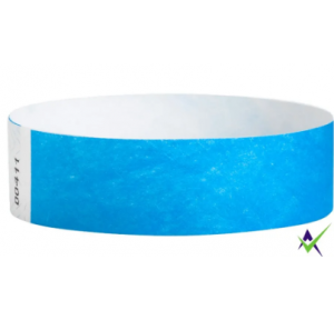 Wristband 55 GSM Blue Color, Size 25mm x 10 Inch