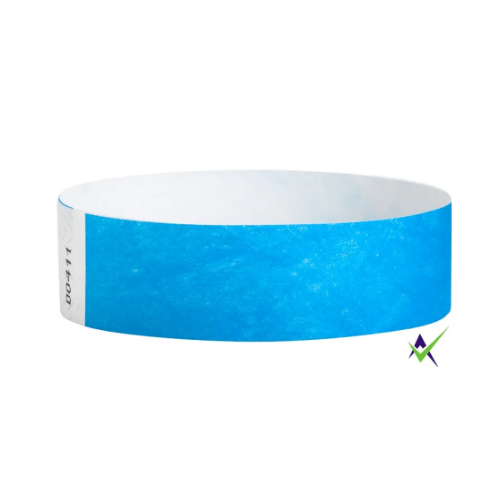 Wristband 55 GSM Blue Color, Size 25mm x 10 Inch