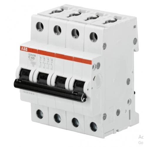 ABB Miniature Circuit Breaker,S202M-C10,2P-C-10 A,  P/N:  2CDS272001R0104 , Item : 221202985
