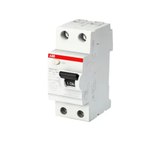 ABB Residual Current Circuit Breaker, F202 AC-40/0.03, P/N: 2CSF202001R1400 , Item : 221202992