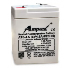 Amptek Battery  4.5 AH, 6V (SMF)
