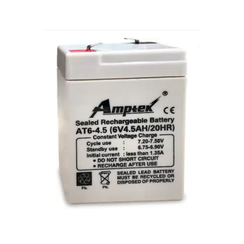 Amptek Battery  4.5 AH, 6V (SMF)