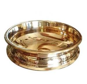 Decoratives Brass Finish Bowl - 500ml