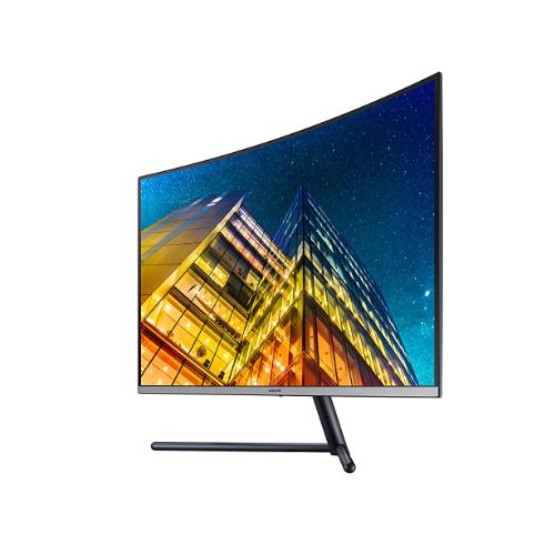 Samsung 81.28 cm (32 Inch) UHD Sleek Curved Monitor With Three Side Bezel Less & 1 Billion Colors - LU32R590CWWXXL