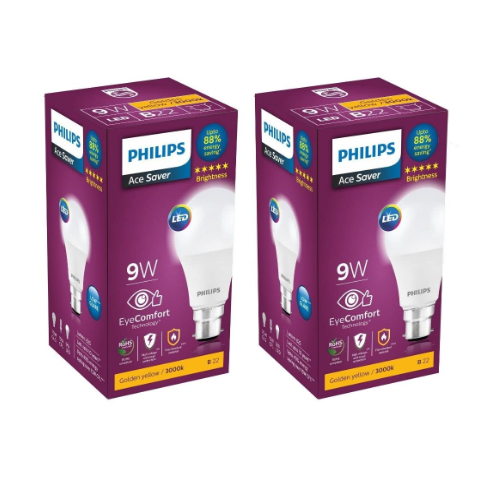 Philips LED Bulb B22 9W Warm White