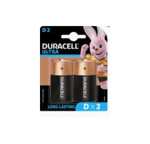 Duracell 1.5V Alkaline Battery D LR20 ( Pack of 2 pcs )