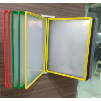 Wall Unit Folder A4 With 10 Folders (Mixed)-Wall Hanging Documents Storage File Folders A4