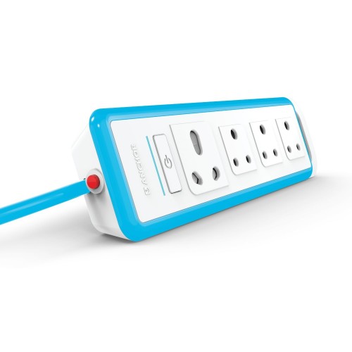 Anchor Extension Board 16A Spike Guard 4 Socket 1 Switch Cable 1.5 Mtr 22067