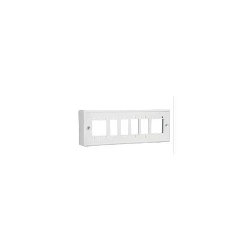 Anchor Penta Gang Box 6 Module, 7156 With Face Plate( Pack Of 10)