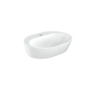 Kohler Washbasin Round Vessel With Single Faucet Hole In White K-25318IN-0