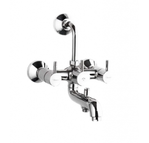 Jaquar Florentine Wall Mixer, FLR-CHR-5273UPR & Hand Shower ¸105mm Round Shape Single Flow, HSH-CHR-1717