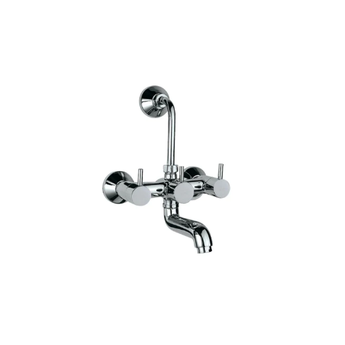 Jaquar Florentine Wall Mixer, FLR-CHR-5273UPR & Overhead Shower, 105mm Round Shape Single Flow OHS-CHR-1709