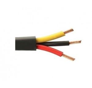 RR Kabel Cable 3 core 4 sq.mm FR PVC Insulated Wire ( 1mtr) , Black Colour