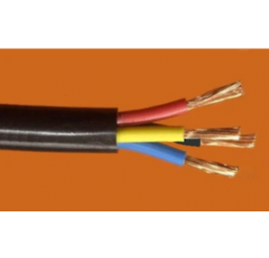 RR Kabel Cable 4 core 6 sqmm FR PVC Insulated Wire ( 1mtr)(Black)