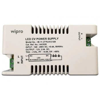 Wipro Strip Light 10 Watt 10 Mtr (Blue) & Wipro LED Driver LED CV Power Supply BI-11-2776-012020