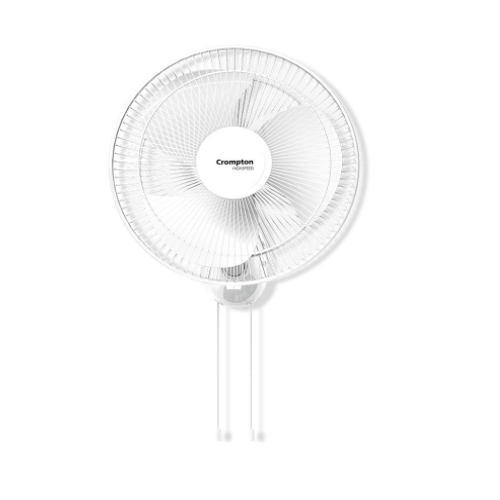 Crompton High Flo Wall Mounted Fan 400mm White