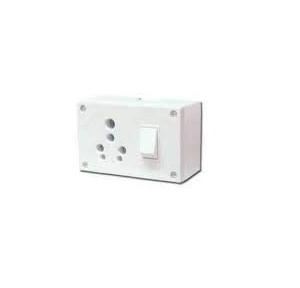 Goldmedal  One Switch Socket Combined With Junction Box (White) 240V 6 /16A 3 In One