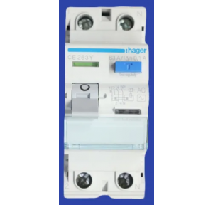 Hager 2 Pole ELCB 63Amp