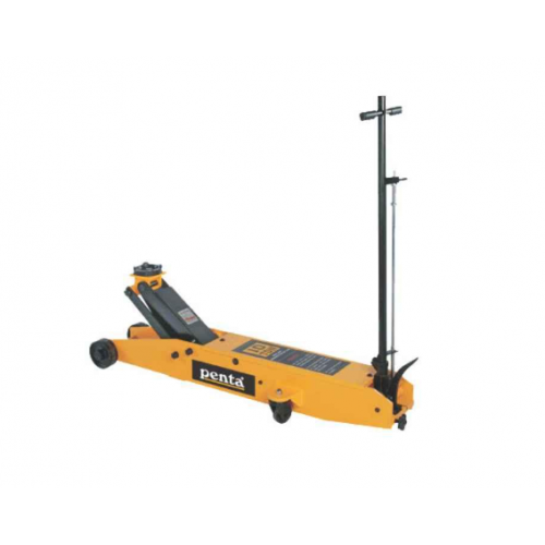 Penta 5 ton Heavy Duty Trolley Jack with extended Handle M.S Rest pad. Powder Coated Finish