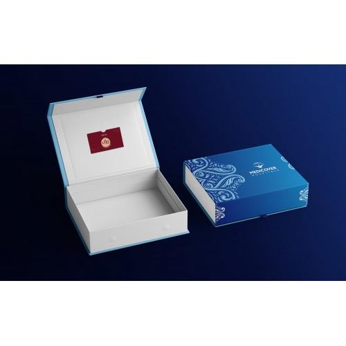 Paper Board Box With Magnetic Lock, Size - 90 x 150 x 300mm( H x D x L ) , Thickness - 2mm