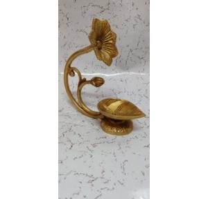Brass Diya Flower Design - 500 Gm
