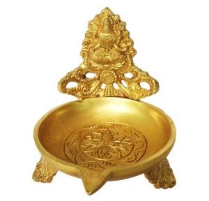 Brass Lakshmi Diya- 400 Gm