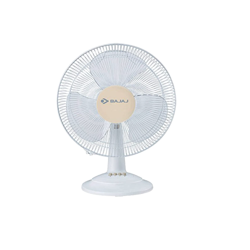 Bajaj Midea BT 07 400mm Table Fan (White)