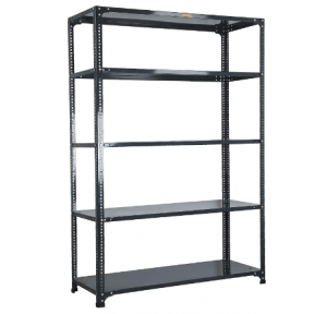 Slotted Angle Rack MS 5 Shelf, 6 X 3 X 1.5 Feet, Angle 14 Gauge & Shelves 18 Gauge