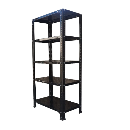 MS Slotted Angle Rack With 5 Shelves, Angle 14 Gauge & Shelves 18 Gauge 72 X 35.5 X 17 Inch