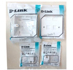 D-Link Combo D-RJ45 CAT6E Lan I/O Network Keystone Jack