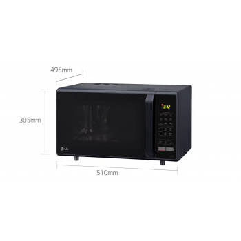 LG 28 Ltr Convection Microwave Oven Black MC2846BG