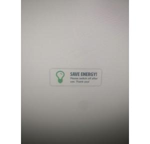 Save Energy Sticker, 3x1 Inch